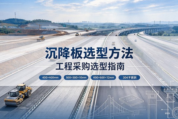 泉山沉降板选择方法