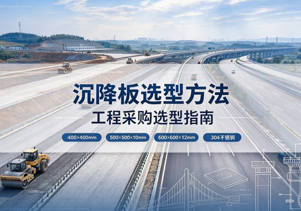 泉山沉降板选择方法